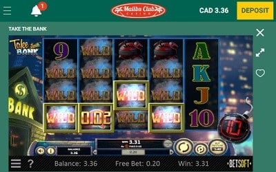Malibu Casino - play featured game